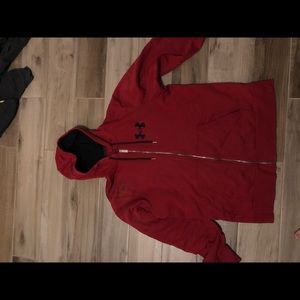 Red under armor jacket